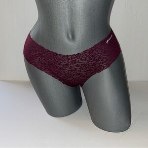 Victoria’s Secret Pink No Show Soft Lace Cheekster Underwear Panty. NWT